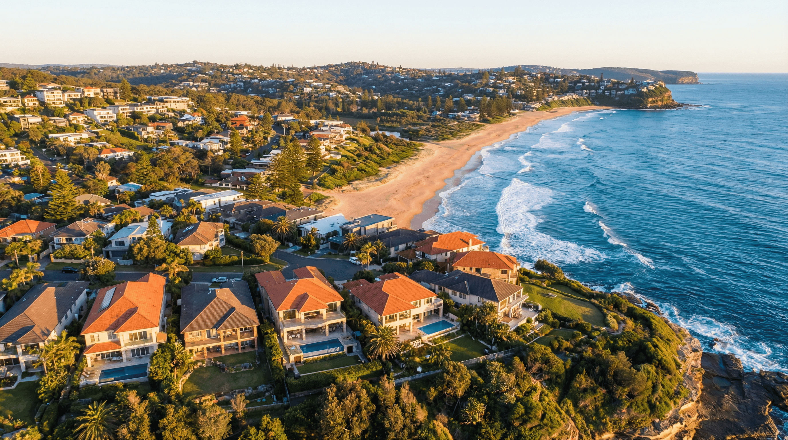 Australian coastal suburb - Northern Beaches style